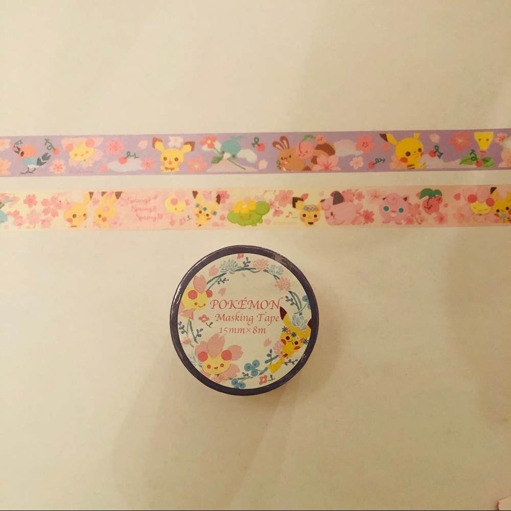 Pokémon Center Washi (Masking) Tape 2017